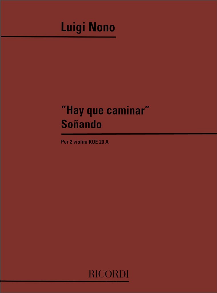 Hay Que Caminar' Sonando Koe 20A